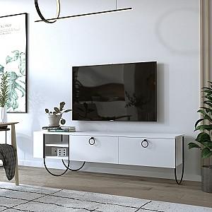 Tumba pentru televizor Trendy Norfolk Alb