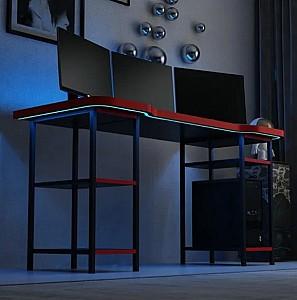 Masa gaming Trendy Phoenix 4 Negru/Rosu