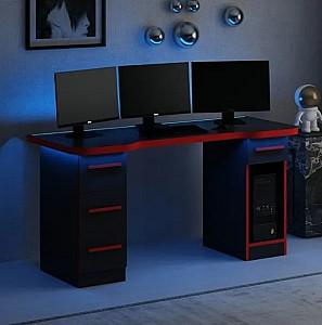 Masa gaming Trendy Phoenix 5 Negru/Rosu