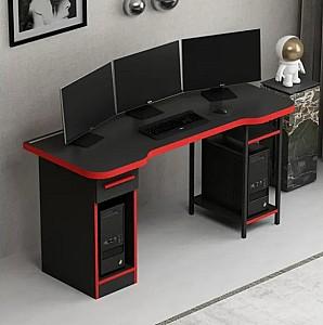 Masa gaming Trendy Phoenix 6 Negru/Rosu