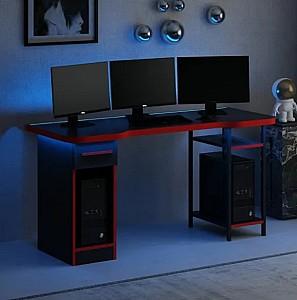 Masa gaming Trendy Phoenix 6 Negru/Rosu