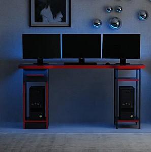 Masa gaming Trendy Phoenix 6 Negru/Rosu