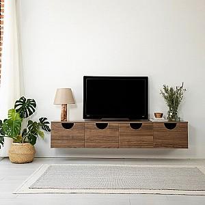 Tumba pentru televizor Trendy Patru anotimpuri Nuc (Maro) v2