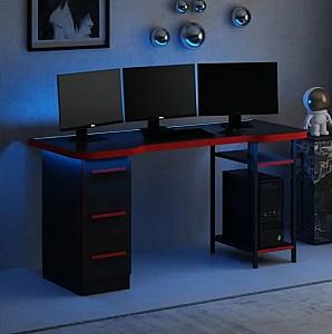 Masa gaming Trendy Phoenix 7 Negru/Rosu