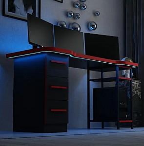 Masa gaming Trendy Phoenix 7 Negru/Rosu