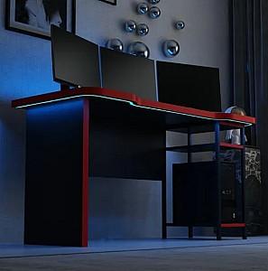 Masa gaming Trendy Phoenix 8 Negru/Rosu