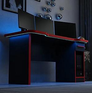 Masa gaming Trendy Phoenix 9 Negru/Rosu