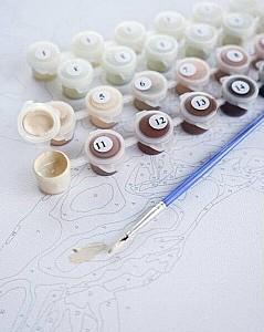 Tablou pe numere BrushMe Căldură și tors 40х50 cm (fără cutie)