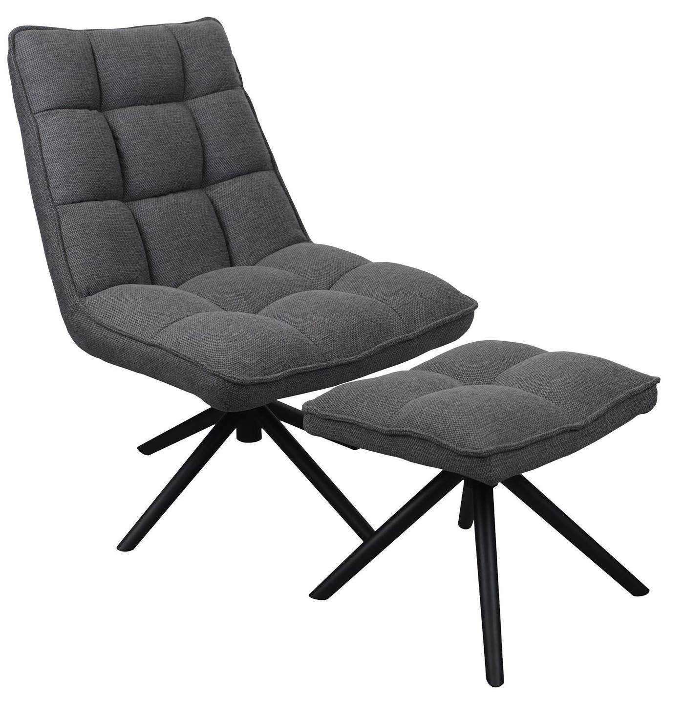 Fotoliu DP Spello Dark Grey