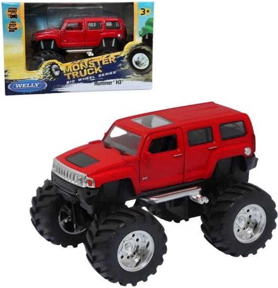 Masina jucarie Welly Monster Truck Hummer H3