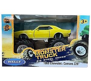 Masina jucarie Welly Chevrolet Camaro Z28 1968 Yellow