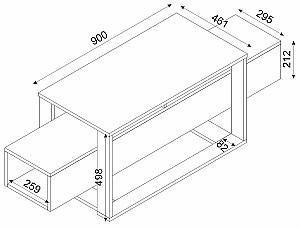 Tumba pentru televizor Trendy Bianco Negru/Auriu