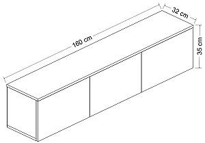 Tumba pentru televizor Trendy Neon Alb