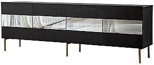 Tumba pentru televizor Trendy Leon Auriu/Fumuriu (Gri)