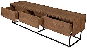 Tumba pentru televizor Trendy Milo 180 Nuc (Maro)/Negru