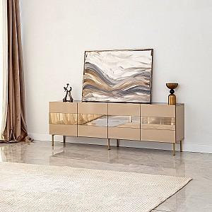 Tumba pentru televizor Trendy Leon Bronz/Auriu