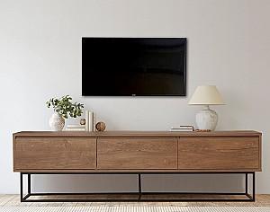 Tumba pentru televizor Trendy Milo 180 Nuc (Maro)/Negru