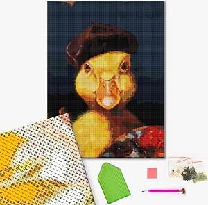 Pictura cu diamante BrushMe Rățușca pictor, Lucia Heffernan 40*50 сm (fără cutie)