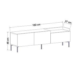 Tumba pentru televizor Trendy Mia Antracit (Gri)