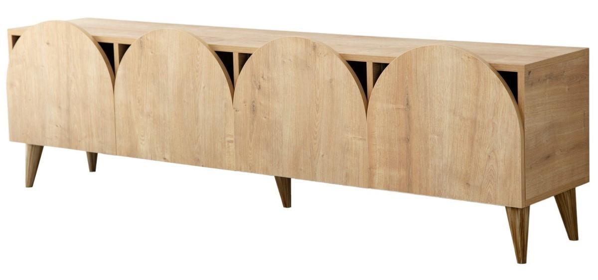 Tumba pentru televizor Trendy Mesta Stejar (Bej) v2