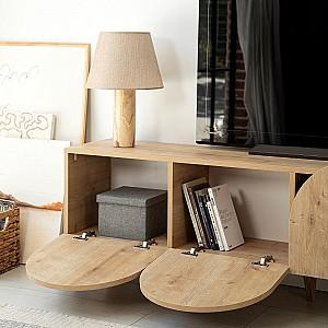 Tumba pentru televizor Trendy Mesta Stejar (Bej) v2