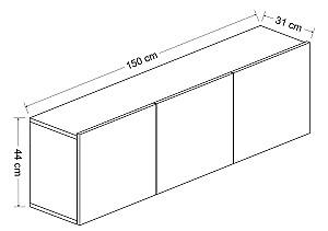 Tumba pentru televizor Trendy Alb
