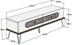 Tumba pentru televizor Trendy Ekol Alb