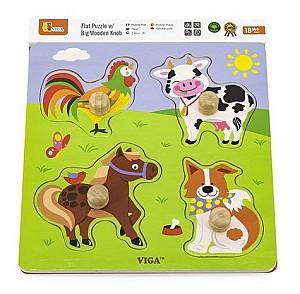 Puzzle VIGA Animalele de la fermă 50839