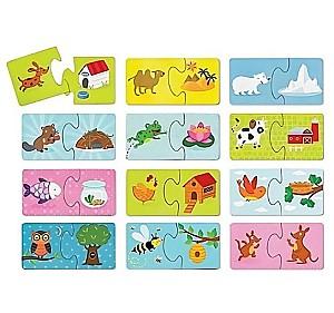 Puzzle Momki Unde locuiesc animalele (MK773)
