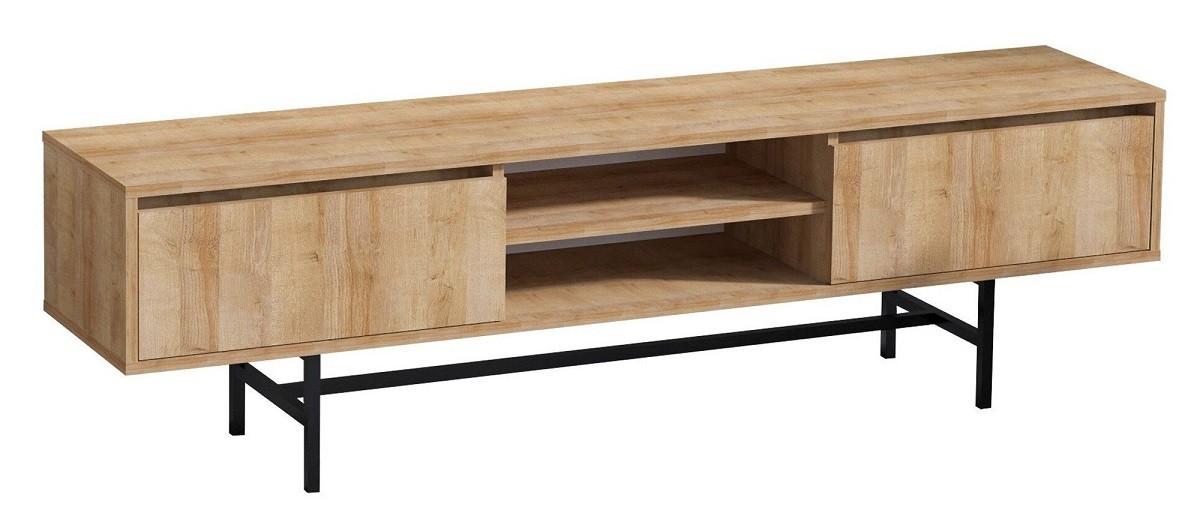 Tumba pentru televizor Trendy Matias Stejar (Bej)/Negru