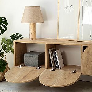 Tumba pentru televizor Trendy Mesta Stejar (Bej)