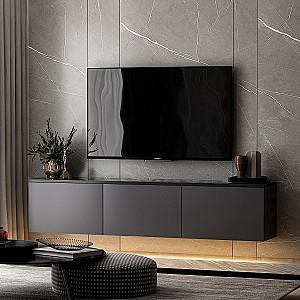 Tumba pentru televizor Trendy Iluminat cu neon Antracit (Gri)