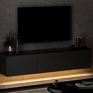 Tumba pentru televizor Trendy Iluminat cu neon Antracit (Gri)