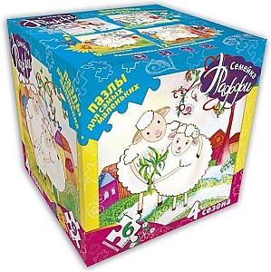 Puzzle Toys outlet 4 in 1 Familia Puffy (20169)