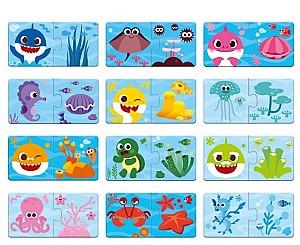 Puzzle Dodo Potrivește culorile, seria Baby Shark (200586)