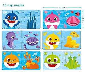 Puzzle Dodo Potrivește culorile, seria Baby Shark (200586)