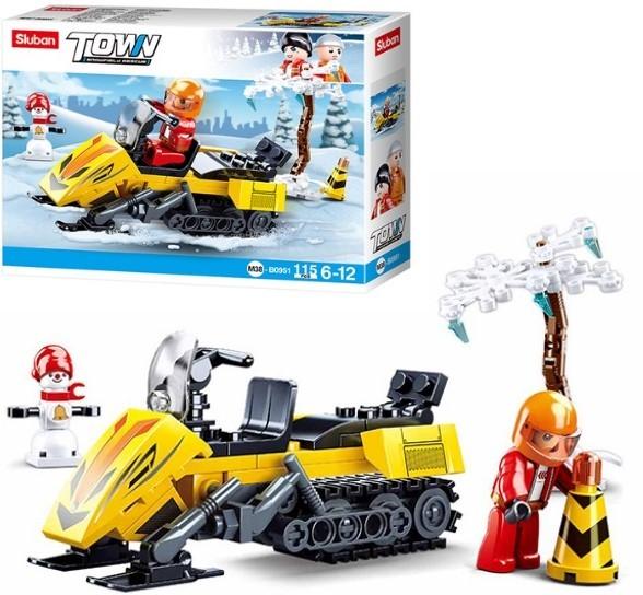 Constructor Sluban Snowmobile ATV (B0951)