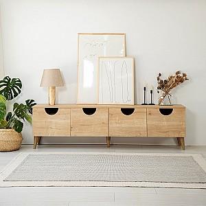 Tumba pentru televizor Trendy Four Seasons Stejar (Bej) v2