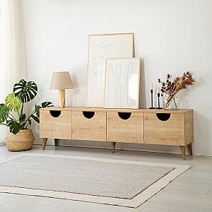 Tumba pentru televizor Trendy Four Seasons Stejar (Bej) v2