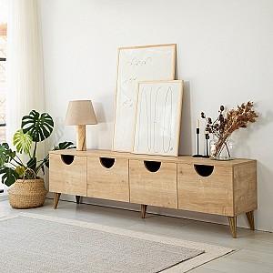 Tumba pentru televizor Trendy Four Seasons Stejar (Bej) v2