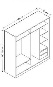 Dulap-cupe Trendy Kale 3960