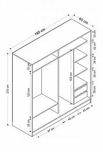 Dulap-cupe Trendy Kale 3966