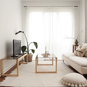 Tumba pentru televizor Trendy Via Natural (Bej)