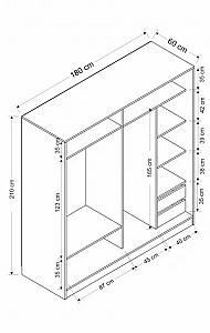 Dulap-cupe Trendy Kale 3977