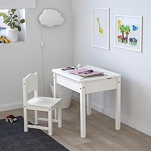 Masă de scris pentru copii IKEA Sundvik 60x45 cm Alb