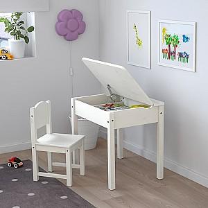 Masă de scris pentru copii IKEA Sundvik 60x45 cm Alb