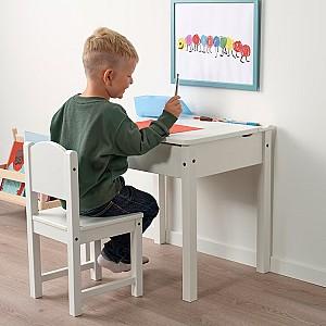 Masă de scris pentru copii IKEA Sundvik 60x45 cm Alb