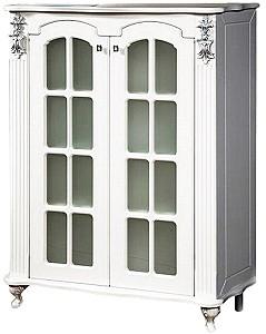 Dulap de baie KMK Versali 2D (0454.3) alb/argintiu