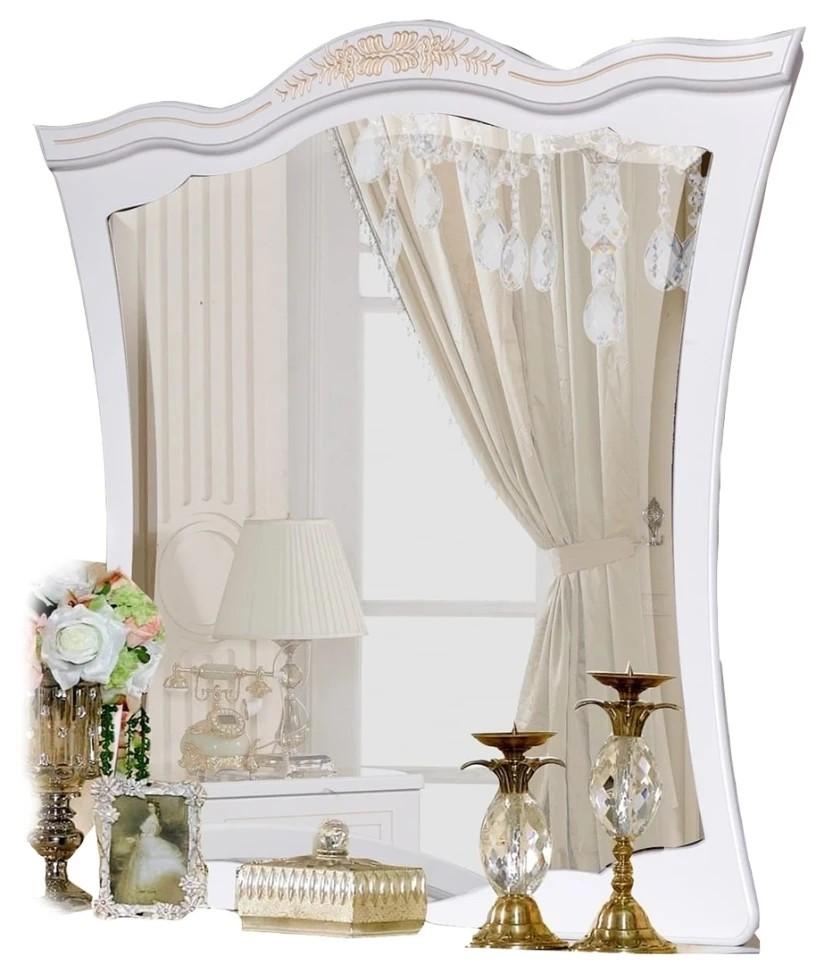 Oglindă KMK Graphinya White Metalic/Gold (0379.8)