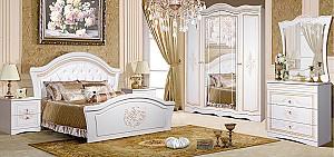 Oglindă KMK Graphinya White Metalic/Gold (0379.8)